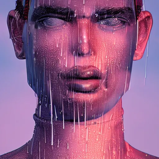 Prompt: cartoon portrait made out of rain exhaling smoke, realistic, highly detailed, neon, rendered in octane, unreal engine, beautiful, trending on artstation