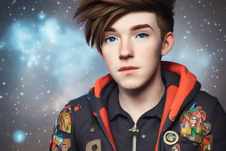 Prompt: a photo of dantdm, detailed, 8 k, photorealistic