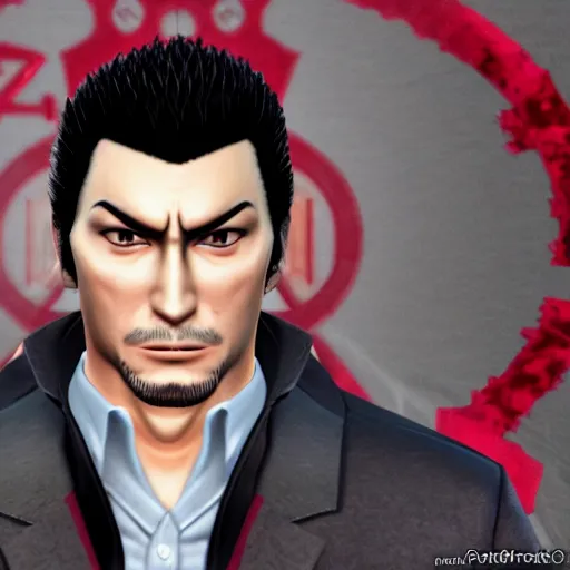 Image similar to Kazuma Kiryu portrait