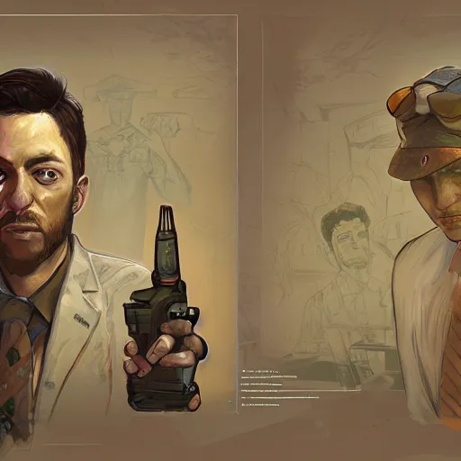 Prompt: portrait disco elysium art-style