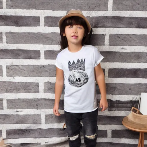 Image similar to milktank texture print fashion kids clothing