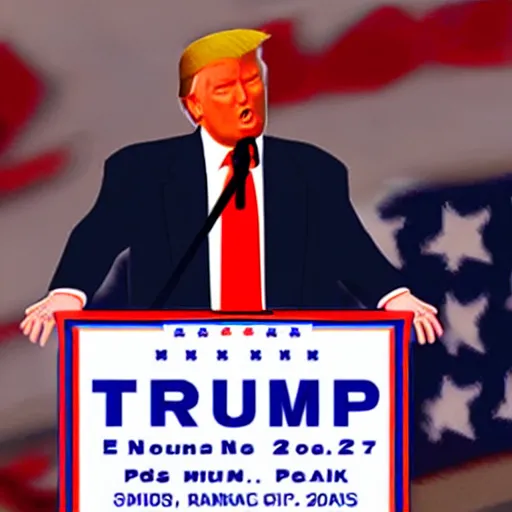 Image similar to Donald Trump, ps2 graphics