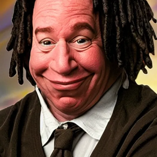 Prompt: fat tim allen as whoopi goldberg's face