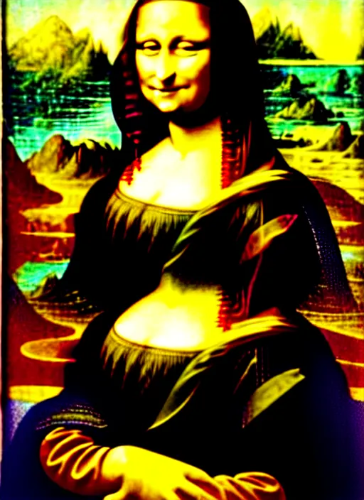 Prompt: portrait of mona lisa, by leonardo da vinci