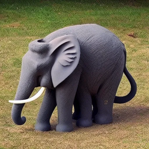 Image similar to cat elephant hybrid