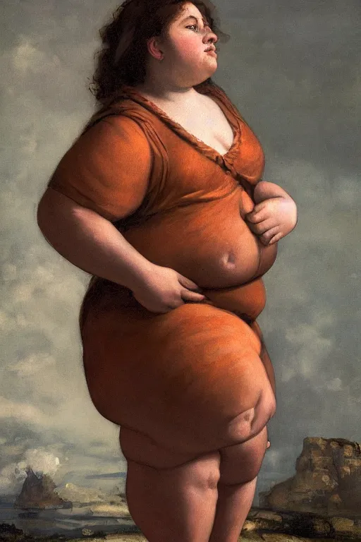 Prompt: a fat cartoon female tiger, 8 k, hdr, great light, gustave courbet, annie leibowitz