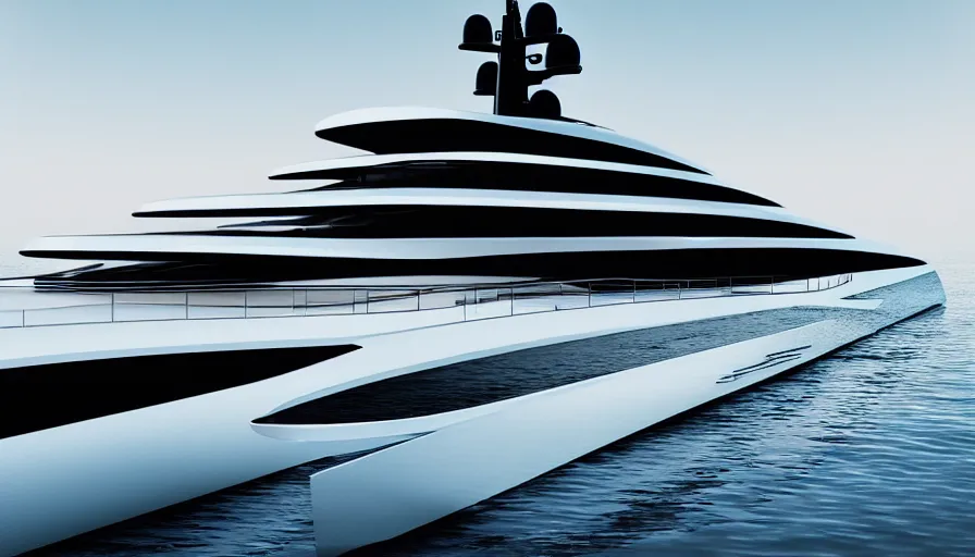 Prompt: luxury super yacht scheme, expensive materials, symmetrical, cinematic, elegant, luxury, real photography, 4 k, ultra hd, luxury journal cover