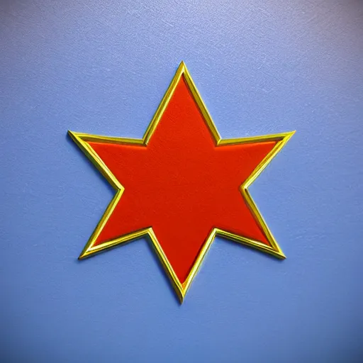 Prompt: custom logo in the shape of a tri-star, highly detailed, 4k, sharp focus, gradient, depth of field, blue, yellow, red, artstation, cgsociety, octane render,