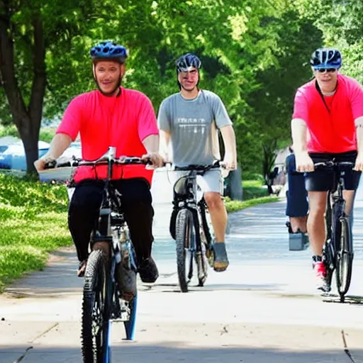 Prompt: bike to work day