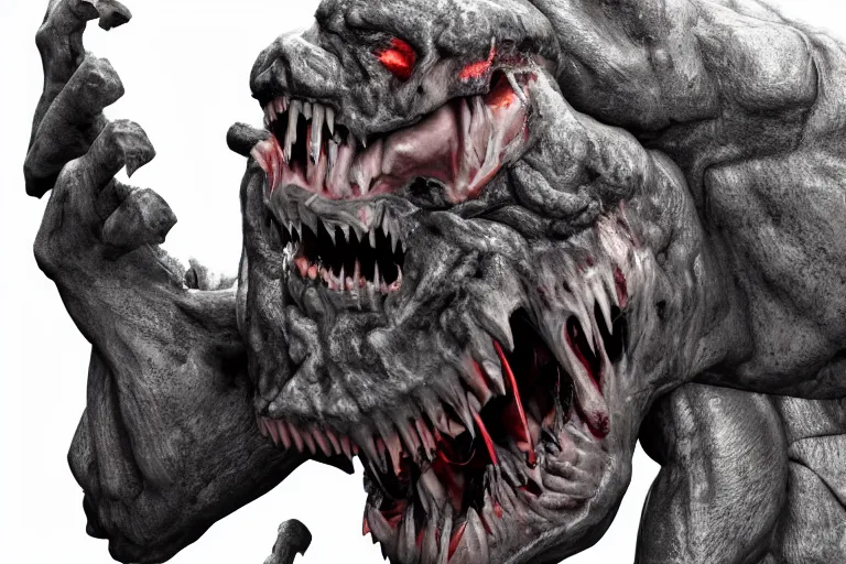 Image similar to a giant screaming behemoth made of muscles and flesh, very angry, misty, foggy, teeth, ambient light, terror, glows, realistic, photo-realism, hyper realism, picture, detailed, 3D render, scary, terror, distant shot, in the distance,