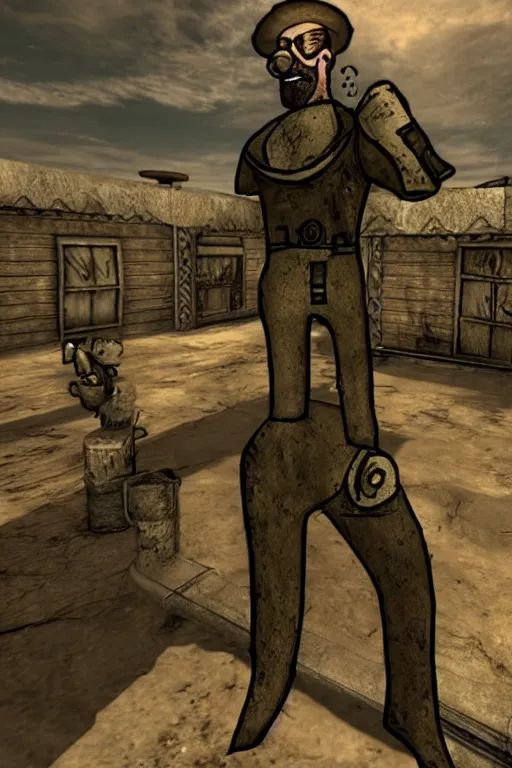 Image similar to Mister House from Fallout New Vegas