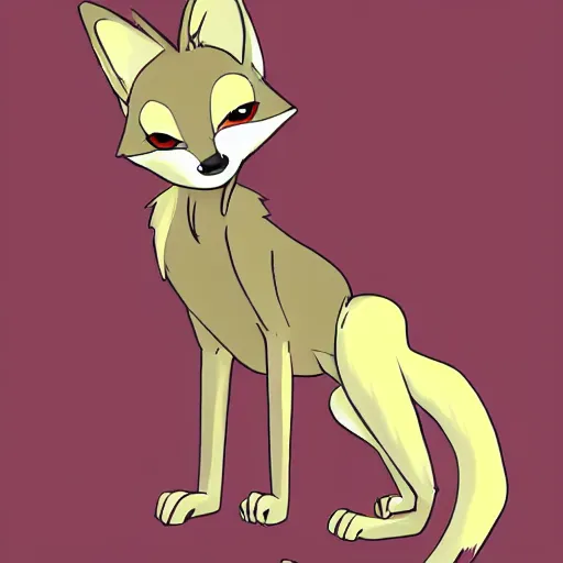 Image similar to an anthropomorphic fox, fursona!!!! trending on furaffinity, by kawacy, by don bluth