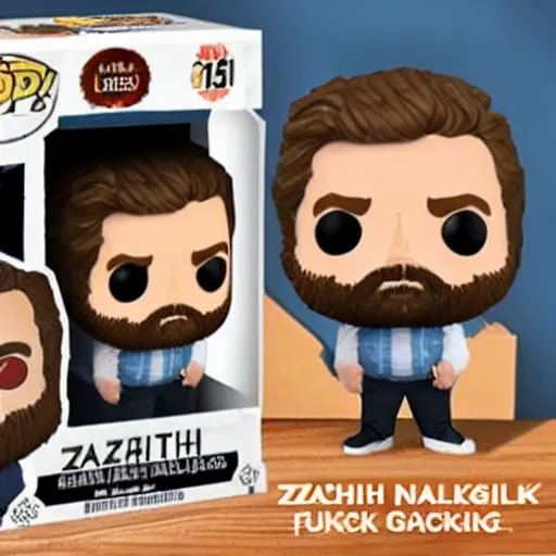 Image similar to zach galifianakis funko pop