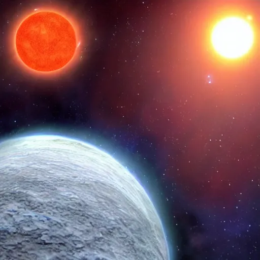Image similar to the last habitable planet in the solar system
