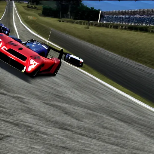 Prompt: grand turismo playstation one old gen screenshot