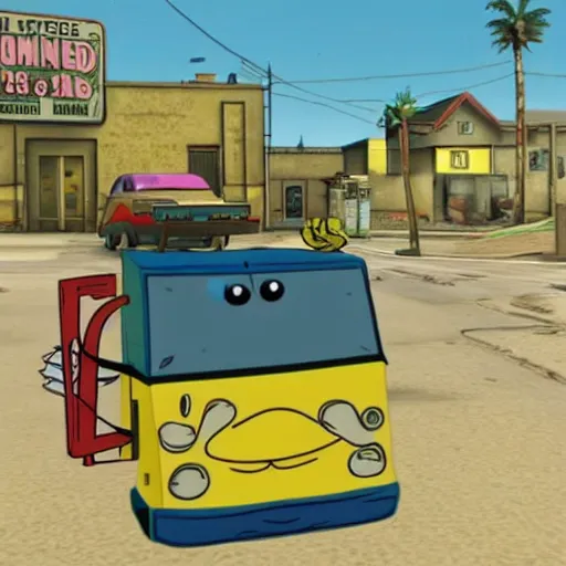 Image similar to spongebob in gta san andreas