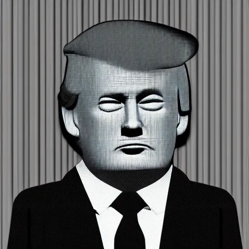 Prompt: Trump as a lego character, photorealism, Volumetric lightening