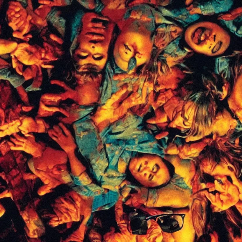 Image similar to enter the void, by gaspar noe, cinematic