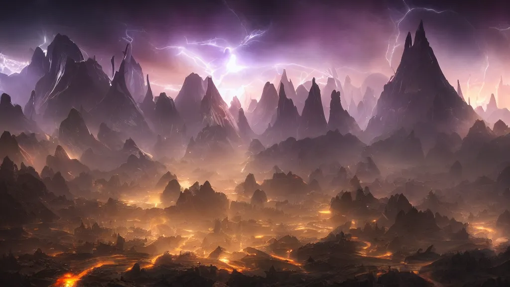 Image similar to incredible protoss city marc adamus, beautiful dramatic lighting