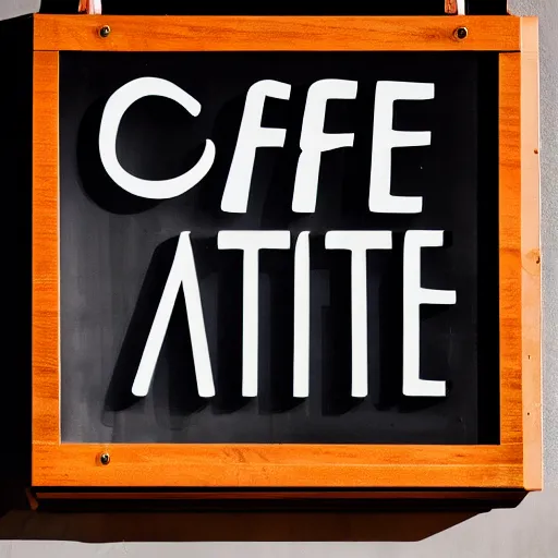 Image similar to coffee sign, XF IQ4, f/1.4, ISO 200, 1/160s, 8K, RAW, unedited, symmetrical balance, in-frame, Facial Retouch