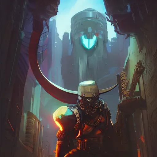 Image similar to cyberpunk viking helmet mask warrior goddess robot ninja fantasy, art gta 5 cover, official fanart behance hd artstation by jesper ejsing, by rhads, makoto shinkai and lois van baarle, ilya kuvshinov, ossdraws