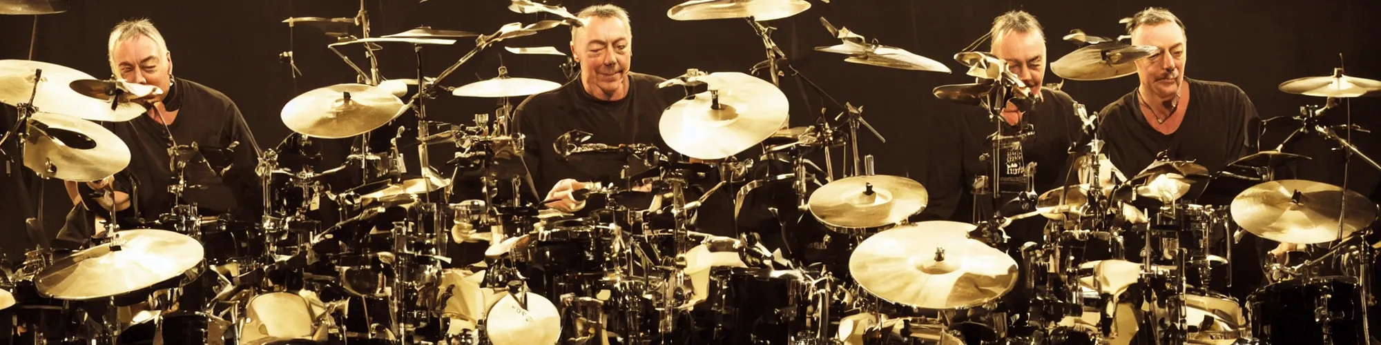 Image similar to Neil Peart exploring music