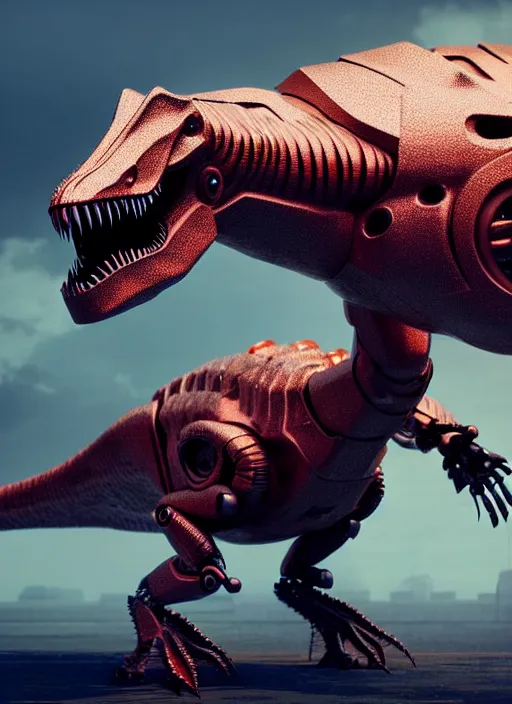 Robot Dino 3d on Behance