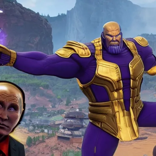 Image similar to putin vs thanos in apex legends