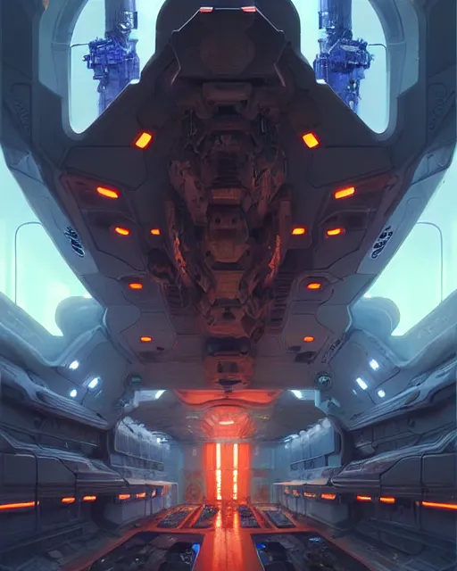 Prompt: Full shot of a spaceship squid defined factory features, intricate abstract. cyberpunk, symmetrical design features. By Richard Corben By Ruan Jia and Artgerm and Range Murata and WLOP and Ross Tran and William-Adolphe Bouguereau and Beeple. Key Art. Fantasy Illustration. award winning, Artstation, intricate details, realistic, Hyperdetailed, clean ink detailed line drawing, 8k resolution.