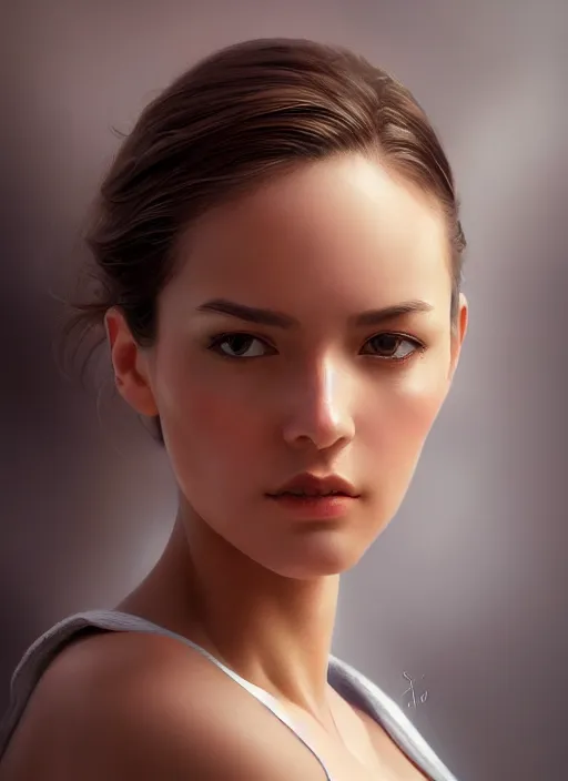 Image similar to top down photo of a gorgeous young woman in the style of stefan kostic, realistic, sharp focus, 8 k high definition, insanely detailed, intricate, elegant, art by stanley lau and artgerm