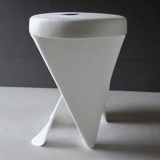 Image similar to the zeppelin stool by tadao ando