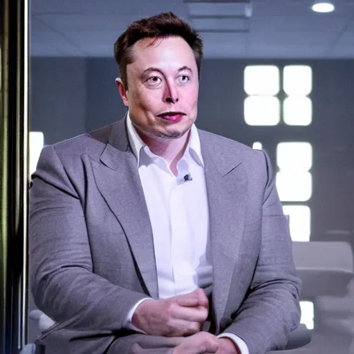 Prompt: Elon musk in the backrooms