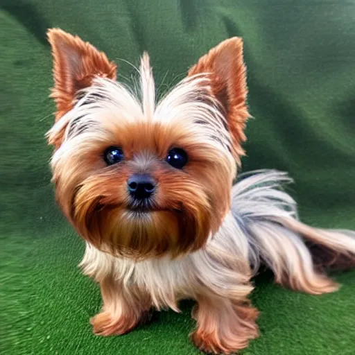 Image similar to Yorkshire Terrier Wookie hybrid