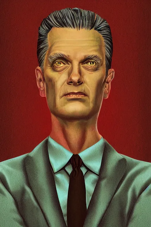 Prompt: Pulp book cover of Twin Peaks artwork by GigiCave