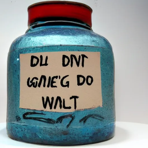 Image similar to a big old jar of I don't give a what