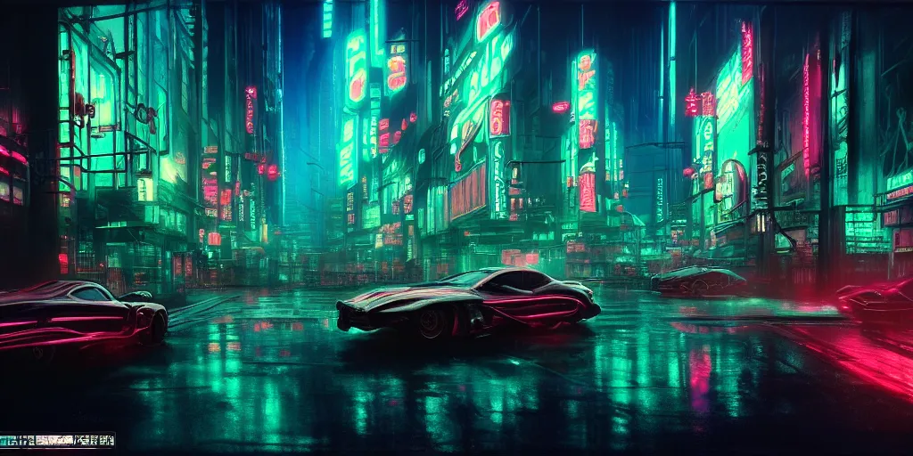 Prompt: concept art, octane render, a brooding, dystopian city, reflections, volumetric pastel neon lighting, dramatic, emerald red neon glow, 8 k, ultra - hd, insanely detailed and intricate, hypermaximalist, elegant, ornate, by gerald brom, by syd mead, akihiko yoshida, doug chiang, cinematic