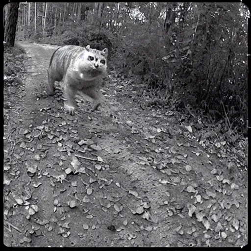 Image similar to mario caught on trailcam footage