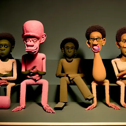 Image similar to critical race theory claymation by jan svankmejer, hyperrealistic, aesthetic, masterpiece