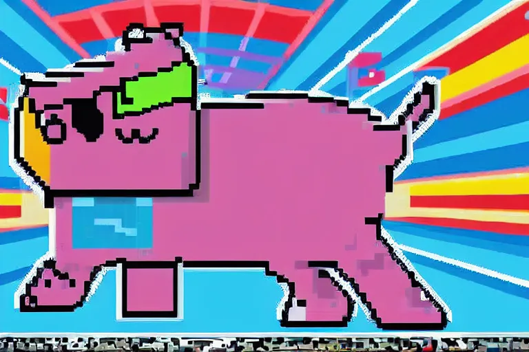 Image similar to nyan cat in the ufc