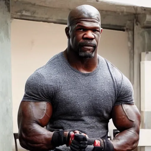 Prompt: asian terry crews