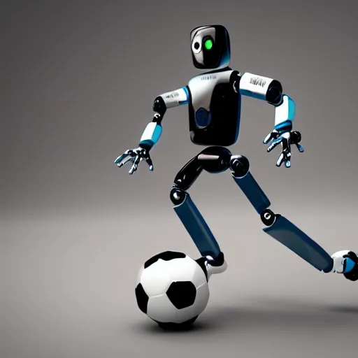 Image similar to robots playing soccer