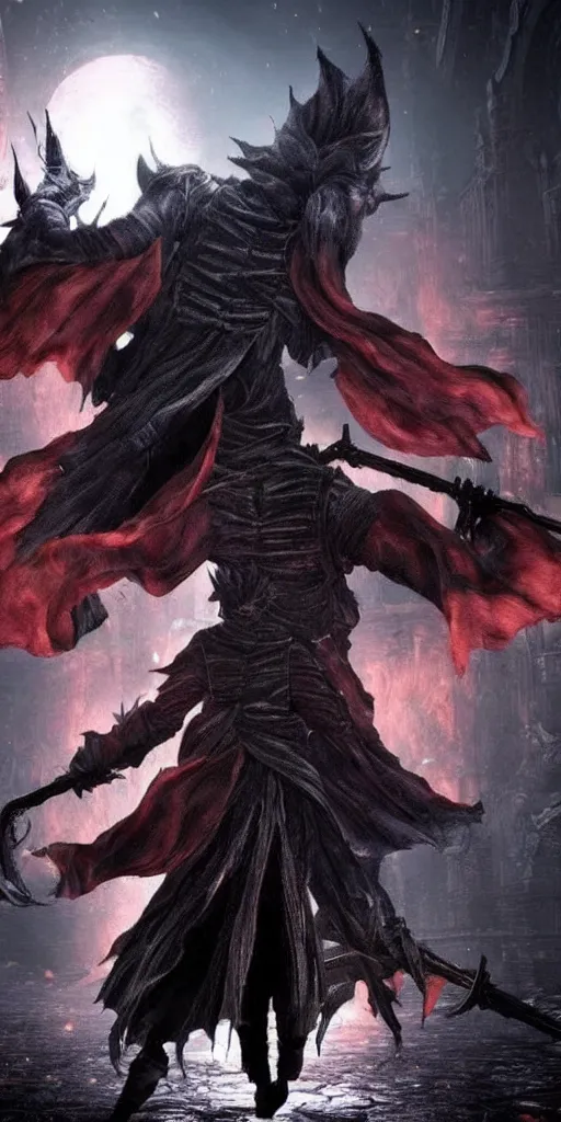 Image similar to bloodborne super saiyan