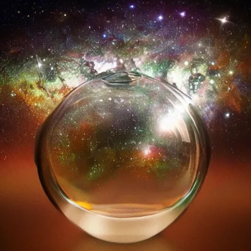 Image similar to the universe in a bottle