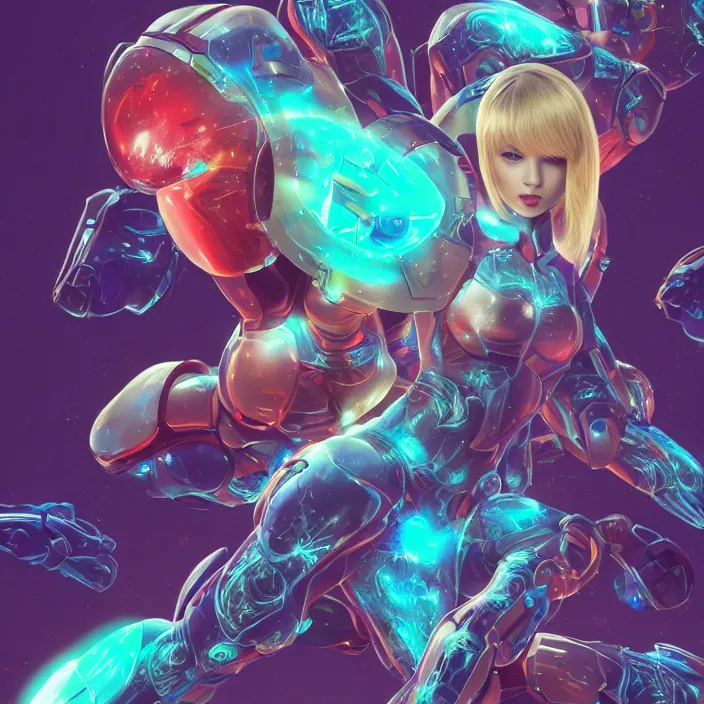 Image similar to portrait of Taylor Swift as SAMUS ARAN. metroid. HD, 4K. intricate abstract. intricate artwork. by Tooth Wu, wlop, beeple, dan mumford. octane render, trending on artstation, greg rutkowski very coherent symmetrical artwork. cinematic, hyper realism, high detail, octane render, 8k, iridescent accents.