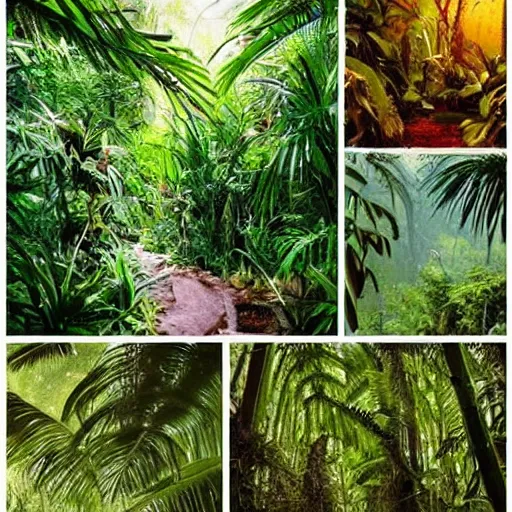 Prompt: a pintrest photo of a jungle