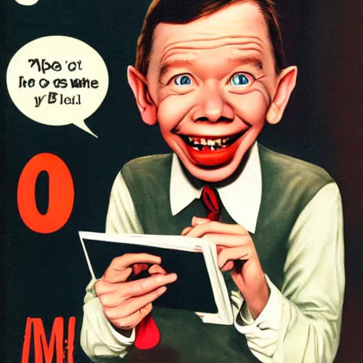 Image similar to alfred e neuman from mad magazine