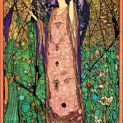 Image similar to Rosen Maiden by Harry Clarke