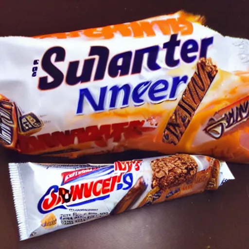 Prompt: last snickers on the planet