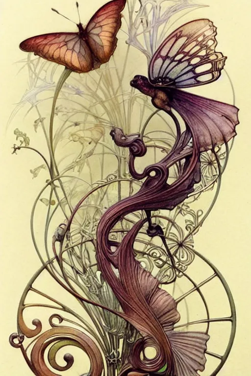 Image similar to ( ( ( ( ( handbook of art nouveau decorative motifs design ideas. muted colors. ) ) ) ) ) by jean - baptiste monge!!!!!!!!!!!!!!!!!!!!!!!!!!!!!!