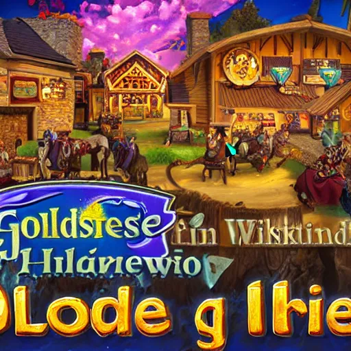 Image similar to Goldshire inn going wild on the weekend